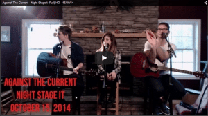 Against The Current StageIt